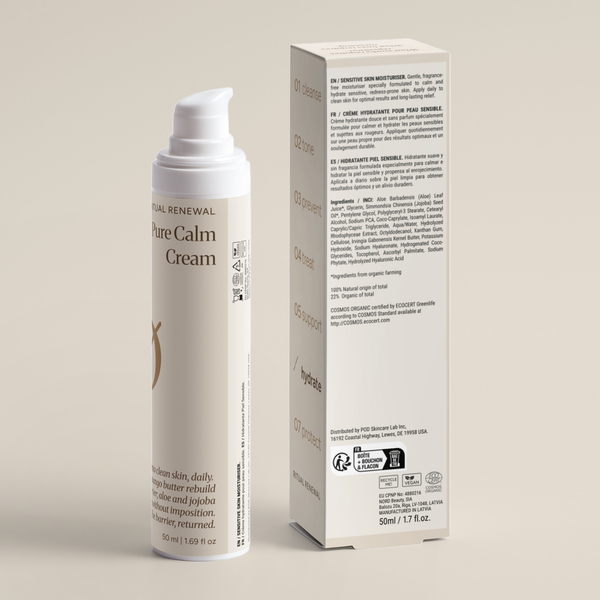 Pure Calm Cream — back