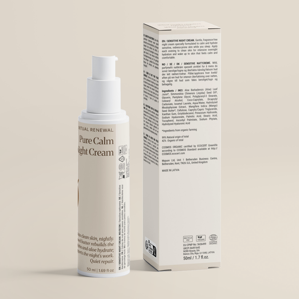Pure Calm Night Cream — hero back