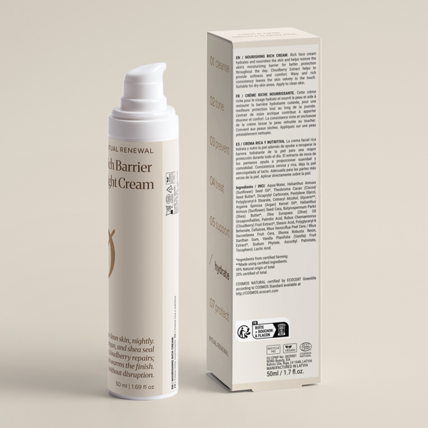 Rich Barrier Night Cream — back